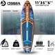Надувна SUP дошка для плавання 335 см DBSEA синя - изображение 6