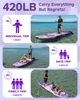 Надувна SUP дошка для плавання 335 см FLYSKI Forge Purple - изображение 4