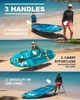Надувна SUP дошка для плавання 335 см FLYPARK ICE FOG GREEN - изображение 4