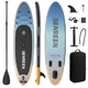 Надувна SUP дошка для плавання 305 см GENREEN Light Blue Aurora Gradient - изображение 1