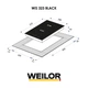 Варочная поверхность WEILOR WIS 323 BLACK - изображение 2