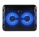 Подставка-кулер для ноутбука Master Vision N21 Black, 2 вентилятора, USB, LED-подсветка - изображение 1