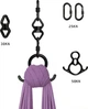 Лента для воздушной акробатики Acro4f 6 м Фиолетовая AS-6M-PURPLE (5906506410129) - изображение 5