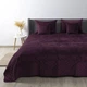 Покривало ТЕП "VELOUR" Бордо/Ромб круглий, 180x240 - изображение 1