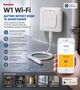 Умный Wi-Fi датчик утечки воды и замерзания Resideo (Honeywell) W1 White с сенсорным кабелем 1.2м и сиреной 100 дБ - изображение 1