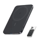 Повербанк Anker Nano MagGo Slim A1665 5000 mAh ультратонкий магнітний Qi2 MagSafe 20W Black - зображення 2