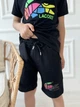 Костюм двійка чорний з проявною від тепла аплікацією (футболка, шорти) для хлопчика 7-8 років, зріст 128см - зображення 3
