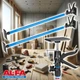 Підпори телескопічні для стель і гіпсокартону AL-FA ALHTS2E 2шт 115-290см - зображення 8