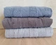 Набор турецких махровых полотенец Cestepe MicroCotton Premium 3 штуки 70x140 Nesha плотность 600 г/м2 - изображение 3