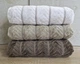 Набор турецких махровых полотенец Cestepe MicroCotton Premium 3 штуки 70x140 Multi 1 плотность 600 г/м2 - изображение 3