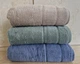 Набор турецких махровых полотенец Cestepe MicroCotton Premium 3 штуки 70x140 Nevara 2 плотность 600 г/м2 - изображение 3