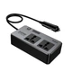 Автомобільний інвертор HOCO Z66 200 Вт (PD 66W, USB-C, 2×USB-A) 12В→220В - зображення 5