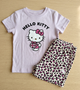 Дитяча піжама hello kitty, бузковий, розмір 110-116 - зображення 3