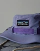 Панама Patagonia фиолетового цвета на объем головы 56-58 см, повседневная сиреневая панама с шейным шнурком - изображение 3