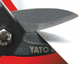 Ножницы по металлу YATO правые изогнутые Cr-Mo 225 мм YT-1914 - изображение 3
