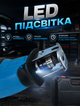 Портативна шабельна пила акумуляторна лобзик з LED підсвічуванням та кейсом портативний інструмент для різання дерева металу та пластику з двома АКБ 48В та плавним регулюванням оборотів - зображення 3