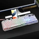 Игровая мембранная клавиатура K-25 с RGB подсветкой, USB, мультимедийные клавиши - изображение 3