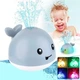 Детская игрушка для ванной светящийся кит Spray Water Bath Toy с подсветкой и фонтаном, Плавающая игрушка - изображение 2