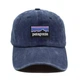 Кепка Patagonia в винтажном стиле, бейсболка патагония с вышитым лого, унисекс темно синяя - изображение 2