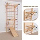 Спортивный уголок SportBaby Lux 4-220 с горкой-скалодромом (SB-4221) - изображение 8