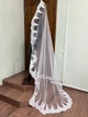 Фата весільна з кордового мережева (2.25 м), іспанка - изображение 1