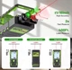 Лазерный дальномер Huepar SW-T100 3 в 1 до 100 м с зеленым уровнем, рулеткой 2 м, Type-C - изображение 5