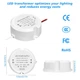 Трансформатор LED HNCY 12V 20W круглий вологозахищений IP66 220V - изображение 4