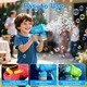 Автоматичний LED-пістолет для мильних бульбашок Bubble Gun, електрична іграшка для дітей від 3 років, працює від 4 батарейок AA, без розчину та батарейок, червоний - зображення 3