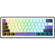 Клавіатура дротова Hator Hellyberry HK60 White-Violet - зображення 1