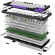 Клавіатура бездротова Hator Hellyberry HK75 wireless White-Violet - зображення 8