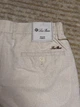 Мужские брюки Loro Piana Chino Trousers Slim светло-бежевые размер L (LP14001.2L) - изображение 4