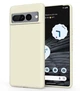 Силіконовий чохол Soft Touch з мікрофіброю для Google Pixel 7 Pro | Захист від подряпин та пилу ( Молочно-білий ) - изображение 1