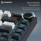 Клавіатура GamePro Asgard Valhalla Pro Rainy Switch Bluetooth/2.4G/USB USB White with display (MK160W-D-Pro) - зображення 11