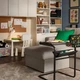 Журнальний столик, антрацит/темно-сірий, 53x50 см IKEA OLSERÖD 405.309.17 - изображение 15