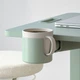 Стіл для ноутбука на колесах, зелений, 66x50 см IKEA MITTZON 704.981.95 - изображение 14