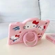 Чохол дитячий Silikon Power з ремінцем Apple iPad Air 11 (2024) Hello Kitty pink - зображення 7