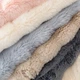 М'яка накидка для дивану хутряна Diana Textile 90x210 см Темно-сірий Штучне хутро - зображення 5