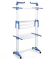 Многоярусная сушилка для белья до 50 кг (172х73х64 см) Garment Rack / Складная напольная сушилка для вещей / Вертикальная сушилка - изображение 4