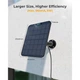 Сонячна панель Reolink Solar Panel 2 6 Вт 360° IP65 210x185x174 мм Black - зображення 6