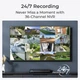 Видеорегистратор Reolink NVS36 без HDD 36 каналов H.265/H.264 4K Black (RLN36) - изображение 9