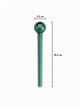 Скляна трубка для куріння Oil Long Standart Light Green - зображення 2