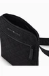 Сумка чоловіча Emporio Armani месенджер крос-боді через плече чорна з жакардовим принтом (Y4M185 Y022V 81336) - изображение 4