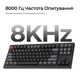 Клавиатура Keychron V3 Ultra Keychron Red Switch RGB UA Black (V3U-D1-UA) - изображение 10
