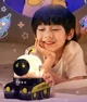 Робот Космонавт Нічник Проектор зіркового неба +5 мультиплікацій Magic 3D Світлодіодний світильник Обертається Регулюється Північне Сяйво Зірки Галактики Акумуляторний USB Type-C Зарядка Регулювання яскравості - зображення 5