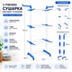 Складная сушилка для белья Белая напольная 3 Tiers Garment rack - изображение 2