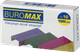 Набор скоб Buromax №10 10 уп по 1000 шт Цветные (BM.4421) - изображение 1