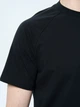 Футболка хлопковая длинная мужская ROZA 250745 2XL Черная (4824005758102) - изображение 5