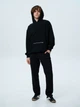 Худи оверсайз мужское ROZA 250750 XL Черное (4824005758195) - изображение 4