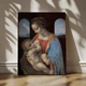 Интерьерная картина Мадонна Литта, Леонардо да Винчи, Leonardo da Vinci, The Litta Madonna, 40×30 см (id6759) - изображение 1