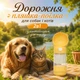 Дорожня пляшка-поїлка для собак і котів 2в1 з контейнером для корму - зображення 1